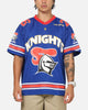 Bleacher Athletic Newcastle Knights NRL Vegas Round 2026 Jersey Blue