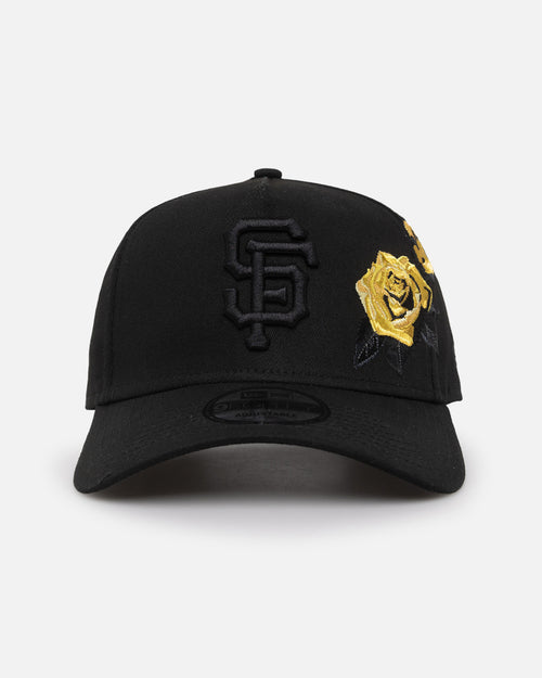 New Era San Francisco Giants 'Gold Rose Embroidery' 9FORTY A-Frame Snapback Black/Gold