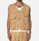 MNML Bounded Gabardine Vest Tan