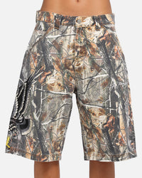 Ed Hardy Eagle Jorts Real Tree Camo