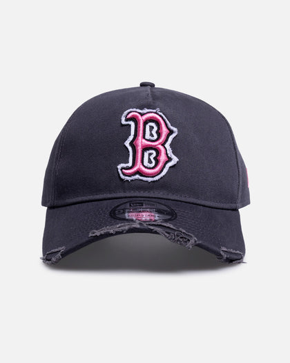 New Era Boston Red Sox 'Washed Frayed' 9FORTY A-Frame Snapback Acid Wash Grey