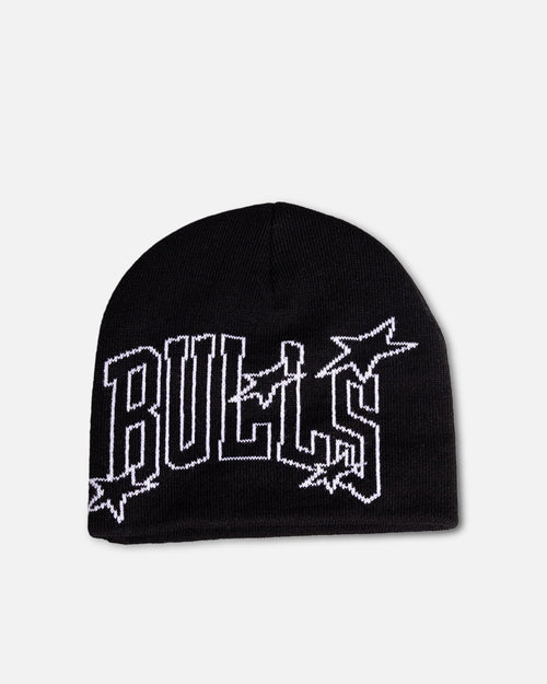 Mitchell & Ness Chicago Bulls Outer Limits Skull Beanie Black
