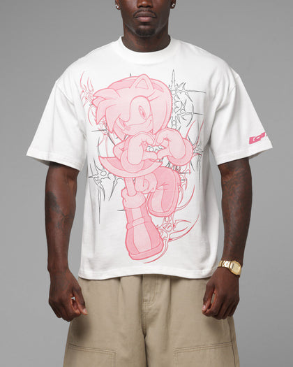 Loiter x Sonic Amy T-Shirt Off White