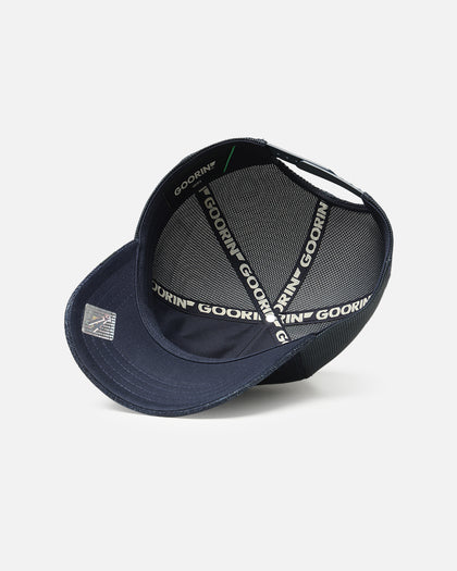 Goorin Bros Denim Dead Trucker Snapback Dark Denim