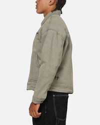Saint Morta Halo Zip Jacket Washed Grey