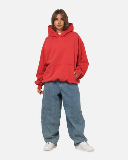 American Thrift Pullover Hoodie Washed Red