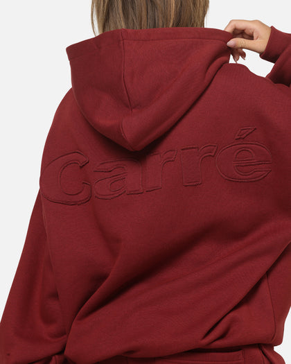 Carre Archive Hoodie Burgundy