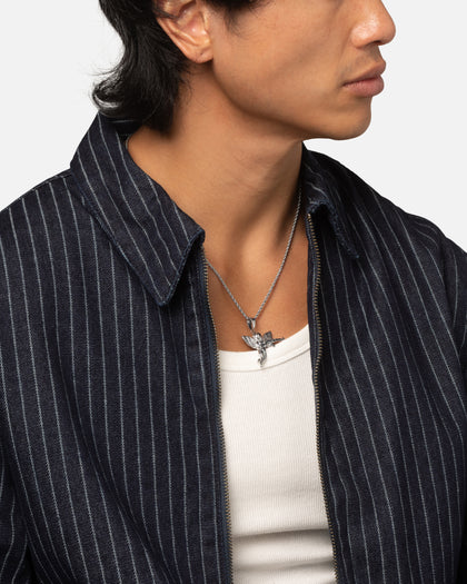 Saint Morta Cupid Pendant Chain White Gold
