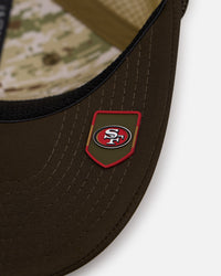 New Era San Francisco 49ers 'Salute' 9SEVENTY Snapback Olive