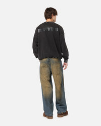 Pro Standard Las Vegas Raiders 'Wash Vanguard' Fleece Crewneck Washed Black