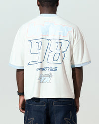Loiter Tournament Jersey Off White/Blue