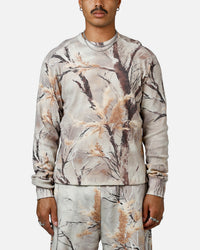 MNML Washed Waffle Thermal Long Sleeve T-Shirt Snow Camo