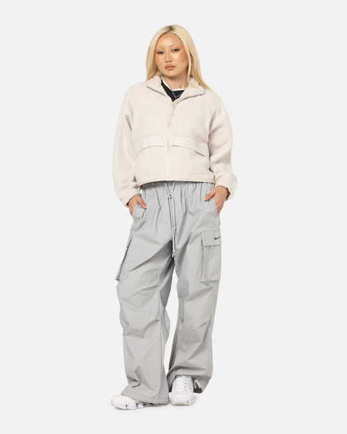 Nike Women's Sportswear Sherpa Jacket Lt Orewood Brown