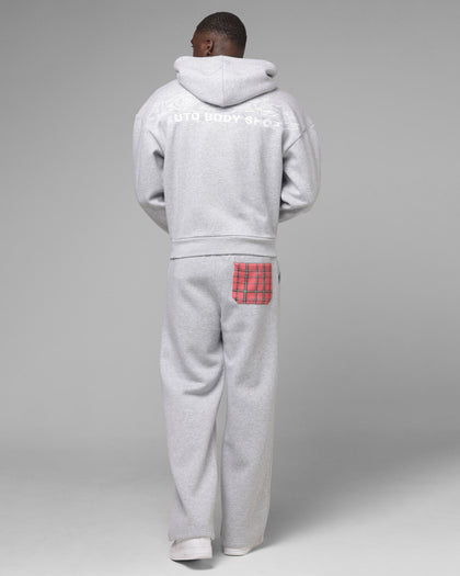 Loiter Body Shop Hoodie Grey Marle