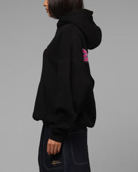 Loiter Cyber Logo Hoodie Black