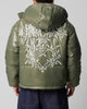 Loiter Star Born Puffer Jacket Green