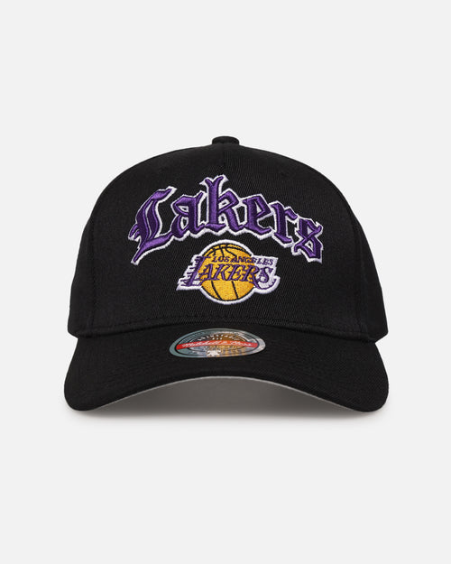 Mitchell & Ness Los Angeles Lakers 'Old English Classic' MVP Snapback Black