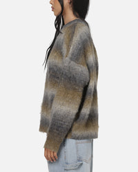 Carre Ombre Knitted Jumper Brown Stripe