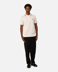 Fred Perry Twin Tipped Polo Shirt Snow White
