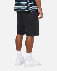 Carre Solace Baggy Jorts Washed Black