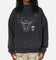 Mitchell & Ness Chicago Bulls Distressed Rhinestone Logo Hoodie Faded Black