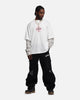 Loiter Layered Flannel T-Shirt Cream