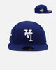 New Era Los Angeles Dodgers 'Upside Down LA Logo' 59FIFTY Fitted Blue