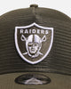 New Era Las Vegas Raiders 'Polychromatic Mesh' 9FORTY A-Frame Snapback New Olive