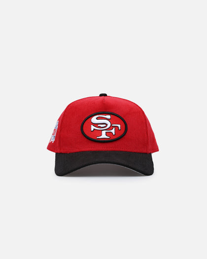 New Era San Francisco 49ers 'NFL 2-Tone Corduroy' 9FORTY A-Frame Snapback Red/Black