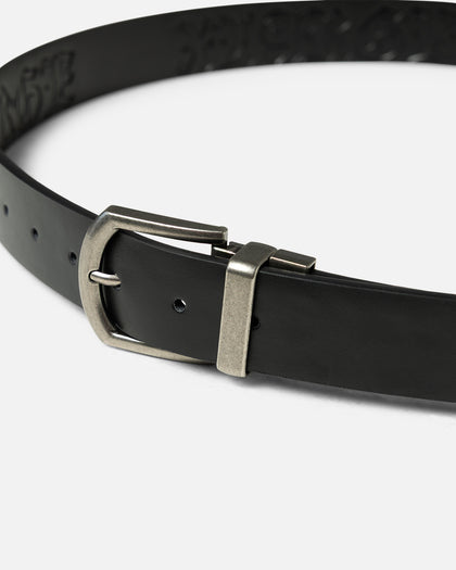 X-Large Old English Reversible Belt Black
