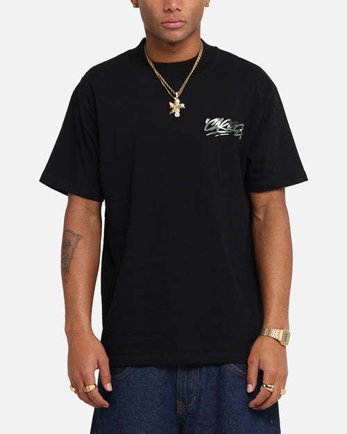 Carre Tag Mockneck T-Shirt Black