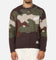 Carre Camo Brushed Sweater Woodland Camo