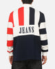 Tommy Jeans Relaxed Archive Rugby Shirt Navy