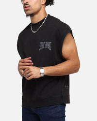 Saint Morta Vill Park Cut Off Sweater Vintage Black