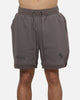 Saint Morta ATH-LTC Fleece Shorts Washed Charcoal