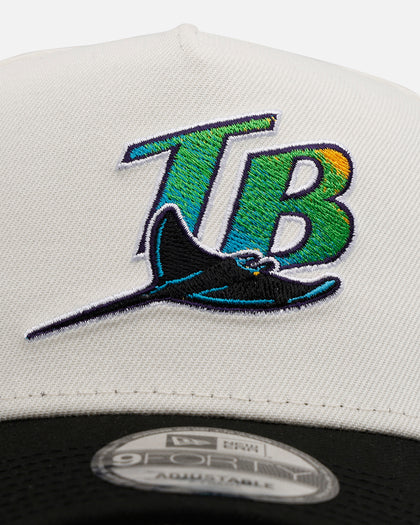New Era Tampa Bay Rays 'Team Color Visor' 9FORTY A-Frame Snapback Chrome/Official Team Color