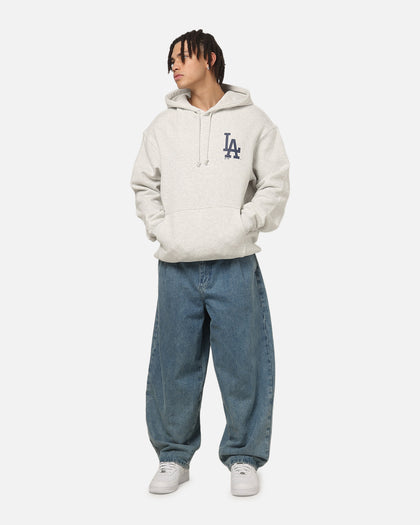 Majestic Athletic Los Angeles Dodgers Everteam Logo Hoodie Silver Marle