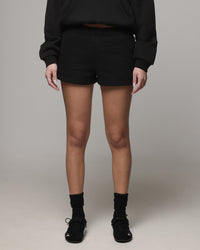 American Thrift Women's Fleece Shorts Black