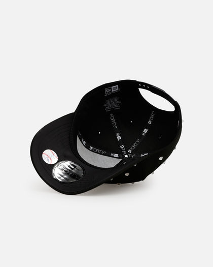 New Era Atlanta Braves 'Black Satin Hearts' 9FORTY A-Frame Snapback Black