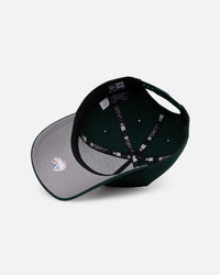 New Era Los Angeles Dodgers 'Upside Down LA Logo' 9FORTY A-Frame Snapback Dark Green