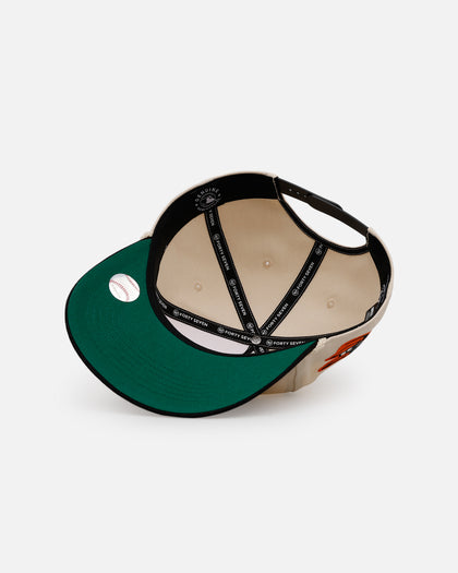 47 Brand Baltimore Orioles 'MLB Opening Day' Script Hitch Snapback Natural