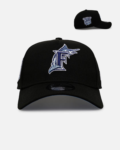 New Era Florida Marlins 'Black And Sky Blue' 9FORTY A-Frame Snapback Black/Sky Blue