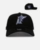 New Era Florida Marlins 'Black And Sky Blue' 9FORTY A-Frame Snapback Black/Sky Blue
