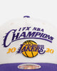 Mitchell & Ness Los Angeles Lakers 'NBA Elite Finals' MVP Snapback Cream/Purple