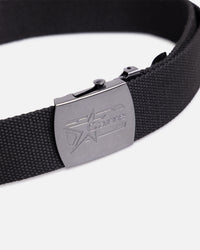 Carre C-Star Woven Belt Black