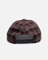 Mitchell & Ness Los Angeles Lakers 'Checked Letter' Legacy Low Profile Snapback Brown