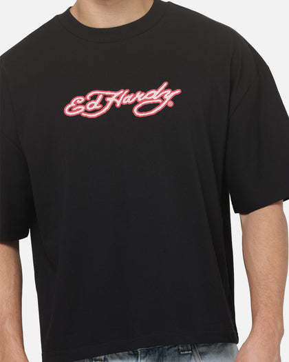 Ed Hardy Ocean T-Shirt Black