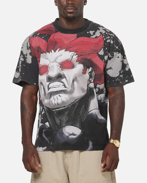 73Studio X Street Fighter Akuma All Over Print T-Shirt Black