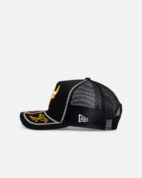 New Era Chicago Bulls 'Rose Visor' 9FORTY A-Frame Trucker Snapback Black/Rose