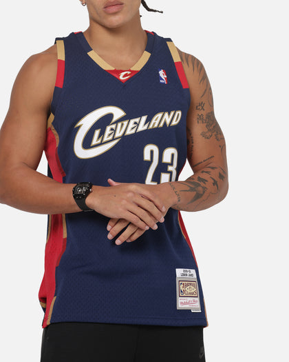 Mitchell & Ness Cleveland Cavaliers Lebron James #23 '08-'09 Swingman Jersey Navy